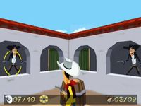 une photo d'Ã©cran de Lucky Luke - La Fievre de l Ouest sur Sony Playstation